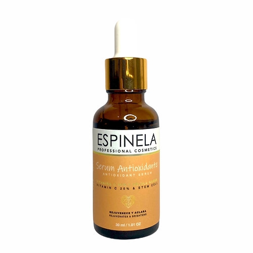 Espinela serum antioxidante con vitamina c y célula madre 30ml - Antiedad