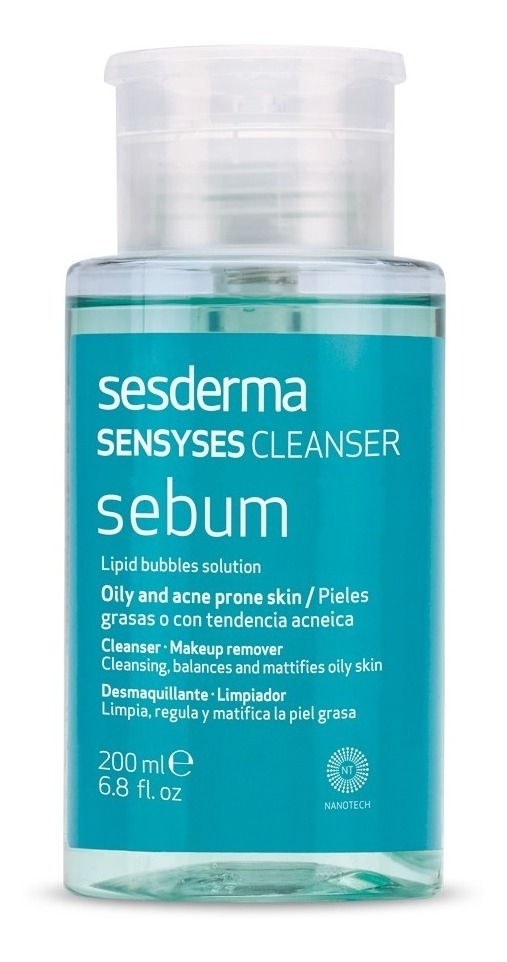 Sesderma Sensyses limpiador y desmaquillante para piel grasa 200ml - Limpieza facial profunda